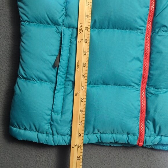 The North Face Vest Women's XL Blue Nuptse 700 Puffer Down Jacket Winter Outdoor - Picture 7 of 12